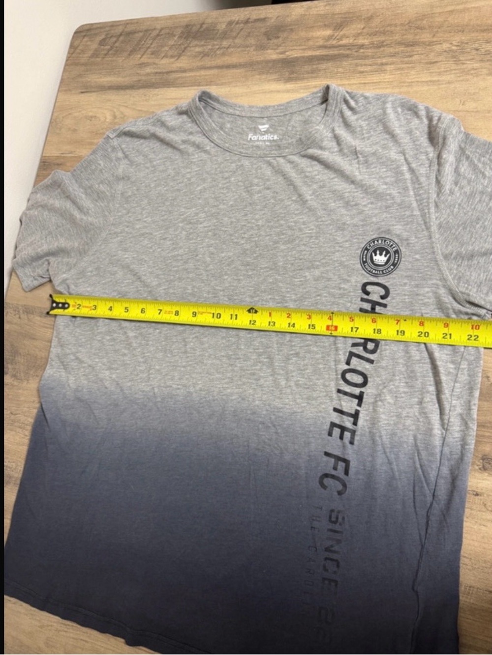 Charlotte FC Dip Dye T Shirt - Picture 6 of 6